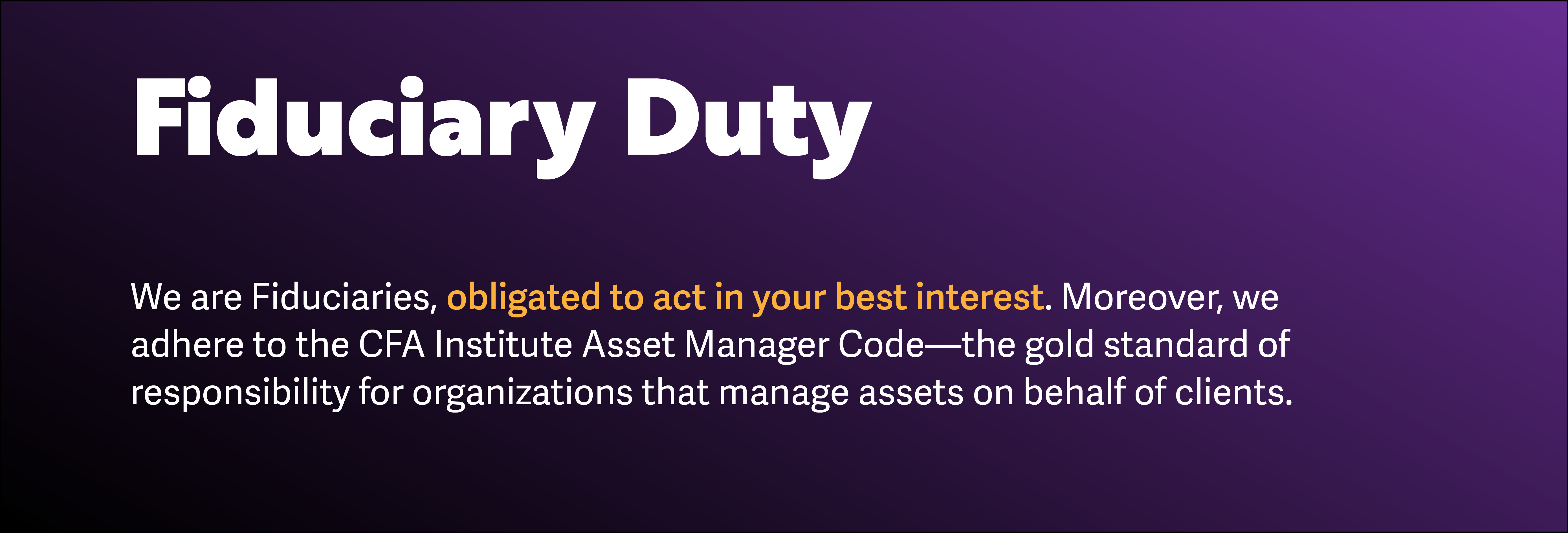 Fiduciary